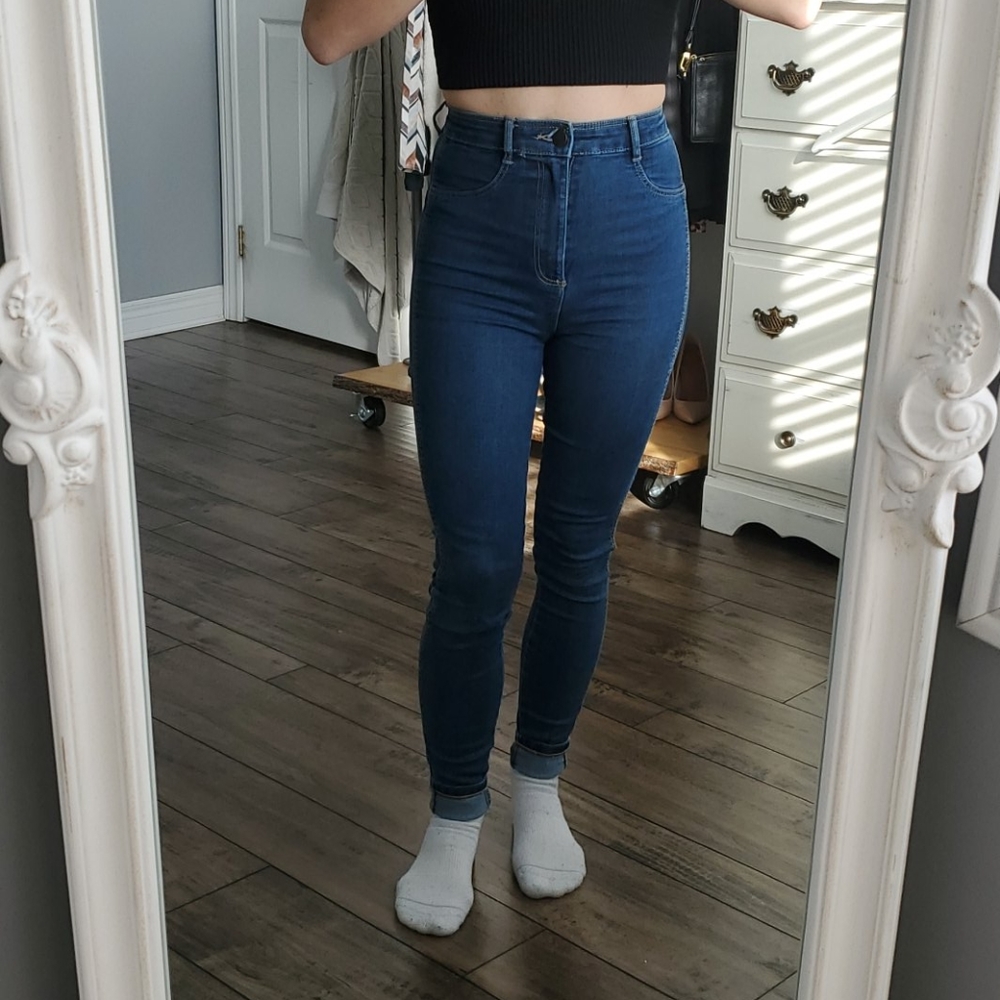 Zara high waisted jeggings
